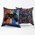 Par De Almofadas Estampadas Cheias Gamer Day Azul 45 X 45cm