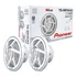 Par De Alto-falantes 6'' Pioneer Nautica Marine Ts-mr1640 Cor Branco