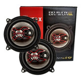 Par De Alto Falantes Bravox B3x50x 5 Polegadas 100w 50w Rms Cor Preto prata