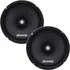 Par De Alto Falantes Snake 6 Pol Es-v200 200w Rms 4 Ohms God Cor Preto