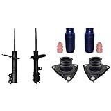 PAR DE AMORTECEDOR DIANTEIRO COM KITS BATENTE COIFA E COXIM I30 2009 2010 2011 2012