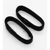 Par De Anéis Ou Passadores 22mm Tommy Hilfiger Couro Preto2
