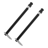 Par De Antena Corta Pipa Cerol Moto Universal Retrovisor Aço