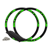 Par De Aro 26 E Raios Vzan Vmaxx Lt Mtb Para Disco 36 Furos