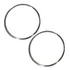 Par De Aro 26x1/2 36f Ferro Liso Barra Circular Monark Caloi
