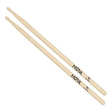 Par De Baqueta 7a Nova By Vic Firth Ponta De Madeira Hickory Cor Natural