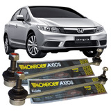 Par De Bieletas Dianteiras Axios Honda Civic G9 2012 À 2016