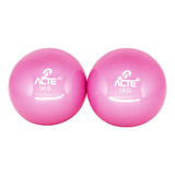 Par De Bolas Tonificadoras De 1kg rosa t55 Acte Sports 2und