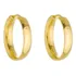 Par De Brincos Argola Grossa Reforçada Ouro 18k 750