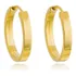 Par De Brincos Argola Redondo Ouro 18k 750 Garantia Eterna