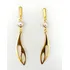 Par De Brincos Lindas Folhas Folheado A Ouro - Promoção