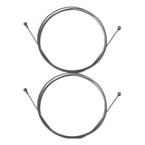 Par De Cabos De Freio Aço Inox 1 5x2200mm Speed Ou Mtb Bike