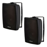 Par De Caixa Acústica Oneal Ob 330 Preto 8 150w