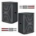 Par De Caixa Passiva Oneal 12'' Ob-1312r Con Cabos Cor Preto 110v/220v