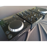Par De Cdj Mixer Pioneer 350 Funcionando Perfeitamente