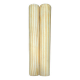 Par De Claves Musicais De Madeira 20cm Quasar Qclv20