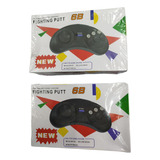 Par De Controle Joystick Mega Drive 3 Master System 6 Botões