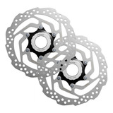 Par De Disco Shimano Sm rt10 Center Lock 160mm Cor Cinza Claro
