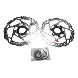 Par De Discos De Freio Rotor Shimano Rt54 160mm Center Lock