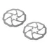 Par De Discos Freio Rotor Absolute 160mm 6 Furos Bicicletas
