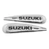 Par De Emblema Do Tanque Suzuki Intruder 125 Original 