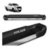 Par De Estribos Laterais Hilux Cd 2016 A 2023 Preto Fosco