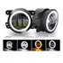 Par De Faróis De Neblina Led Para Jeep Wrangler Jk Jl Jt