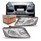 Par De Farol Audi Q5 2009 2010 2011 2012 Eletrico Proj Led