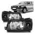 Par De Farol Fiat Uno Fiorino Mascara Negra 2004 Até 2013