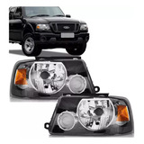 Par De Farol Ranger 2005 2006 2007 2008 2009 Simples Negra