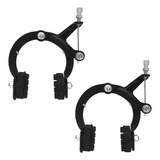 Par De Freios Ferradura Bmx Bicicleta Bike Mtb Aço Preto
