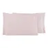 Par De Fronhas King Percal 300 Fios 50x90cm C Aba Americana Cor Rosê