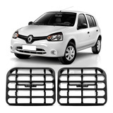 Par De Grade Difusor Saida Ar Central Painel Clio 00 À 15