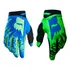 Par De Guantes Para Motociclista Fox 180 Azul Talle P