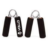 Par De Hand Grip Com Cabo Espuma Aço Treino Funcional Vollo