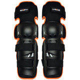 Par De Joelheira Mattos Racing Mx1 Laranja Trilha Motocros Cor Preto Laranja Tamanho Único