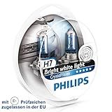 Par De Lâmpadas 4300K 12V Branca Crystal Vision H7 Philips