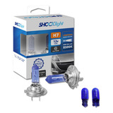 Par De Lâmpadas Super Brancas Para Farol H7 8500k W5w