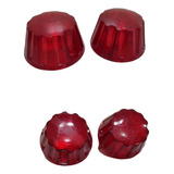 Par De Lente Lanterna Pisca Caminhão Chevrolet 64 Vermelho