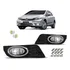 Par De Lente Milha Honda Civic Exs Vidro 2013