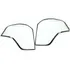 Par De Lentes Lanterna Traseira Chevrolet Agile 2009/2014