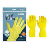 Par De Luva Amarela Latex Lava Louça Multiuso Cozinha Casa Tamanho G