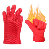 Par De Luva Térmica Silicone Cozinha Forno Fogão 230 Graus