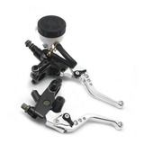 Par De Manete Esportivo Prata Moto Tornado Cb250 Cb500 Cb300