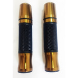 Par De Manopla Tipo Rizoma Bronze Dx Hornet Cb Fazer Xj