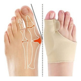 Par De Meias Corretivas Joanete Silicone Corretor Ortopédico