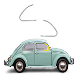 Par De Miolo Direito Esquerdo Borracha Quebra Vento Fusca