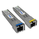 Par De Módulos Mini Gbic 1 25g Wdm Sc Upc Lado A b Sm 2flex