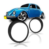Par De Molduras Aros Do Farol Preto Fusca Kombi