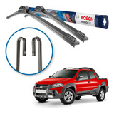 Par De Palheta Limpador Chuva Parabrisa Original Bosch Fiat